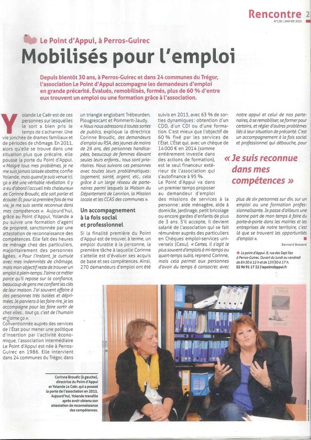 Côtes d'Armor Magazine N°138 Janvier 2015
page 23